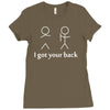 ladies i got your back Ladies Fitted T-Shirt