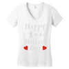 happy 1st mothers day babygrow Women's V-Neck T-Shirt