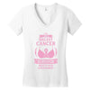 I am a Breast Cancer Survivor - What's Your Superpower? Women's V-Neck T-Shirt