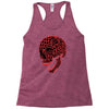 geometric skull Racerback Tank