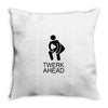 product square Throw Pillow