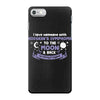 I Love Someone with Hodgkin's Cancer to The Moon and Back to Infinity iPhone 7 Case