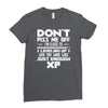 don't piss me off Ladies Fitted T-Shirt