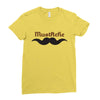 mustache (2) Ladies Fitted T-Shirt