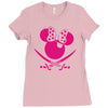 minnie mouse pirate Ladies Fitted T-Shirt