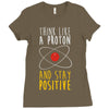 stay positive Ladies Fitted T-Shirt