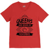 Queens Are Born In November V-Neck Tee