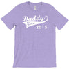 daddy since 2015   mens funny T-Shirt