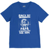 Back Off I Have A Crazy Papa And I am not Afraid To Use Him V-Neck Tee