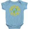 hulk's gym funny Baby Onesie