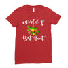 world's best aunt Ladies Fitted T-Shirt