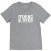 fishing beer V-Neck Tee