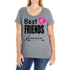 best friends forever Ladies Curvy T-Shirt
