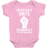 introverts unite separately in your own homes Baby Bodysuit