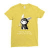grim bunny Ladies Fitted T-Shirt
