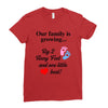 Our Family is Growing Ladies Fitted T-Shirt