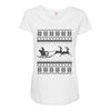 ugly santa claus Maternity Scoop Neck T-shirt