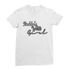 text effect 7 Ladies Fitted T-Shirt