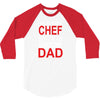 awesome chef dad 3/4 Sleeve Shirt