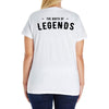 Life Begins at Forty 1978 the Birth of Legends Ladies Curvy T-Shirt