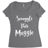 Snuggle this Muggle Women's Triblend Scoop T-shirt