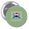ugly stitch christmas Pin-back button
