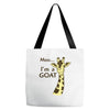moo, i'm a goat Tote Bags