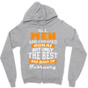 all men are created equal but only the best are born in february Zipper Hoodie
