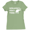 anything unrelated to elephants is irrelephant Ladies Fitted T-Shirt