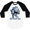 muscle shark its summer time 3/4 Sleeve Shirt