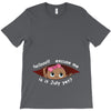 July Peeking Out Baby Girl T-Shirt