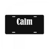 calm License Plate