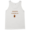 Grandpa Powered by coffee Tank Top