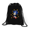 Sonic Rings Drawstring Bags