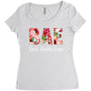 Bae Best Auntie Ever Women's Triblend Scoop T-shirt
