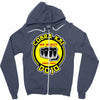 strike first, strike hard, no mercy Zipper Hoodie