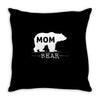 mommy bear Throw Pillow
