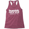 korova milk bar Racerback Tank