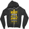 nobody exists on purpose Zipper Hoodie
