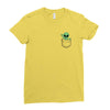 Alien Pocket Ladies Fitted T-Shirt