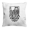 fiesta forever Throw Pillow