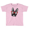 frenchie hipster Toddler T-shirt