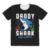 daddy shark doo doo doo family matching All Over Women's T-shirt