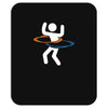 portal hula hooping with portals Mousepad