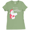 santa define naughty Ladies Fitted T-Shirt