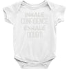 inhale confidence exhale doubt Baby Onesie