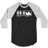 drums   problem solved   mens funny 3/4 Sleeve Shirt