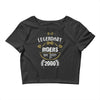 legendary riders are born in 2000 Crop Top