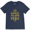 kings are born in 1982 V-Neck Tee