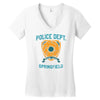 police dept Women's V-Neck T-Shirt